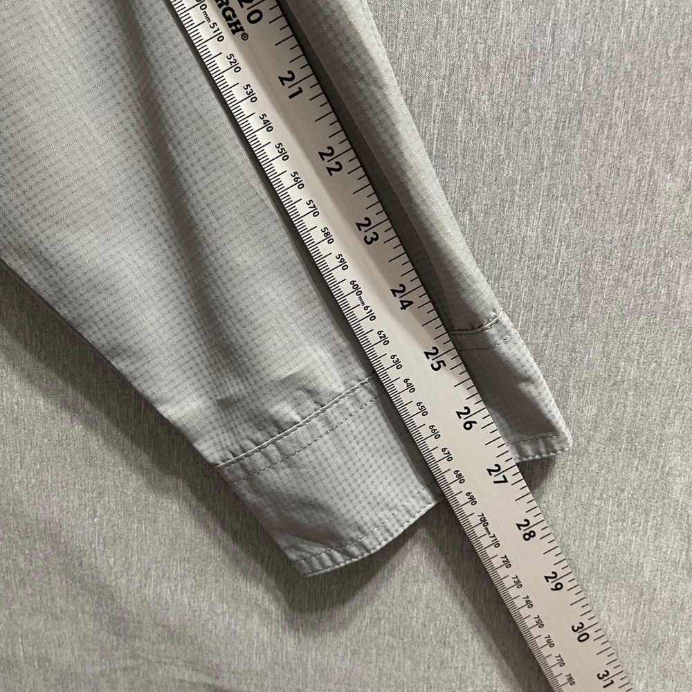 Habit Fishing Shirt 2XL Gray Solar-Factor UPF 40+ Vented Long Sleeve Gorpcore - Picture 5 of 9